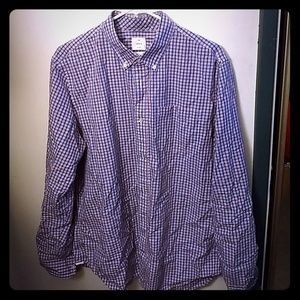 GAP plaid button down